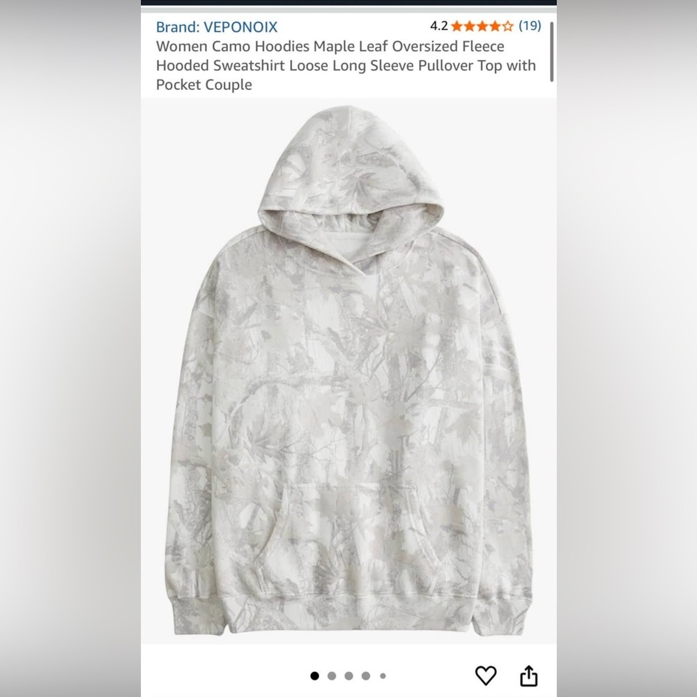 Gray Women’s  Hooded Sweater